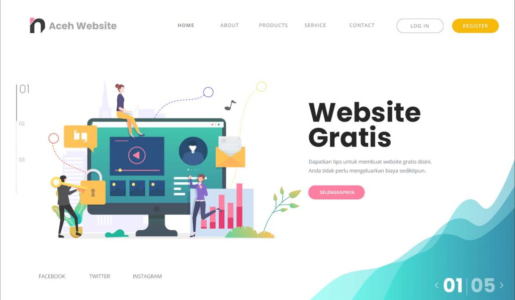 buat website gratis